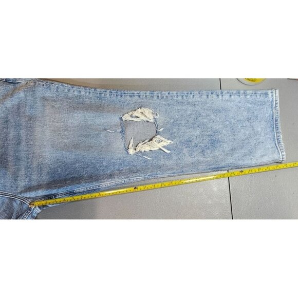 Abercrombie & Fitch Womens Plus Size 24S The 90's Straight Ultra High Rise Jeans - Picture 12 of 13